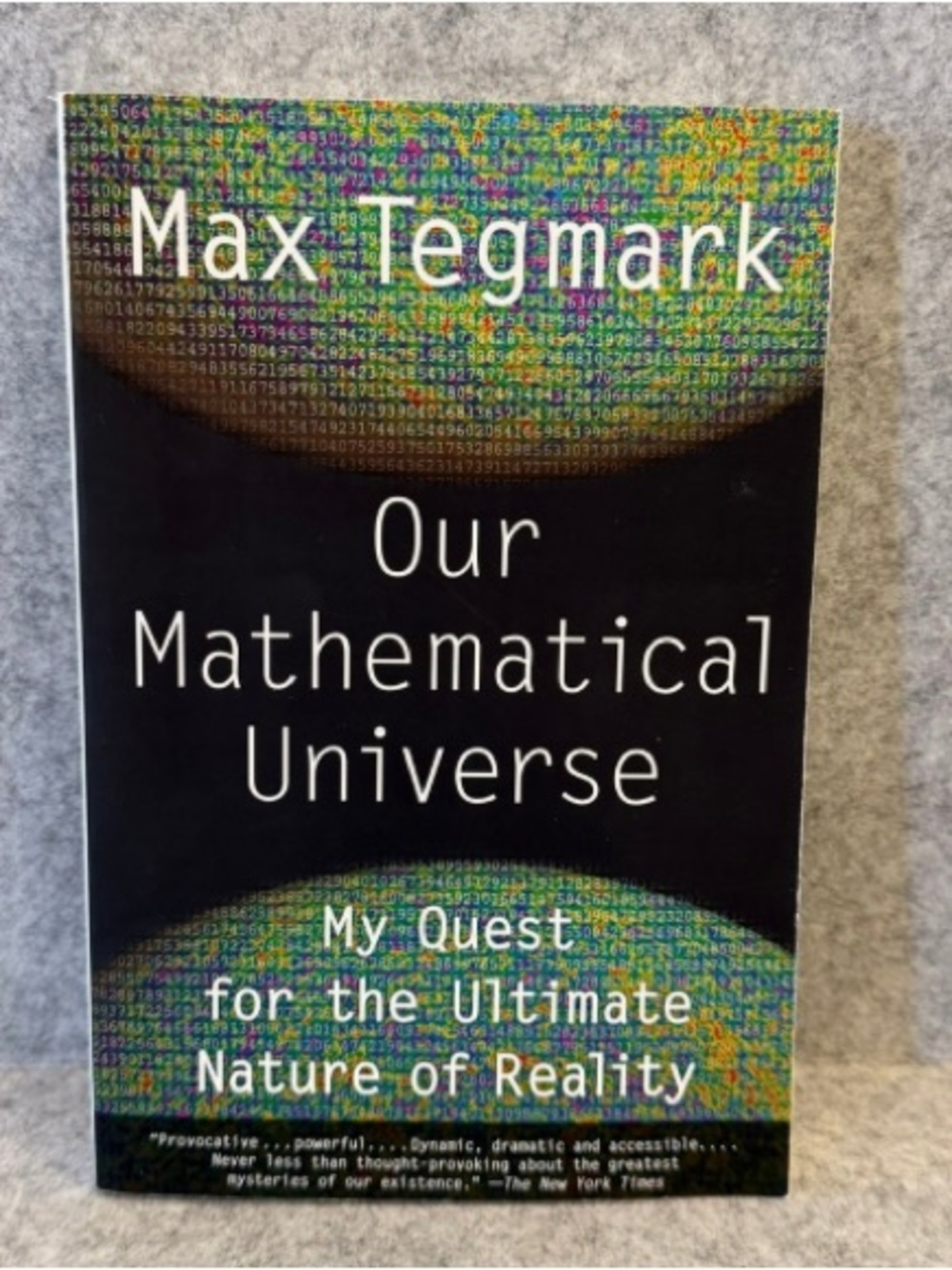 Our Mathematical Universe by Max Tegmark - Black with Multicolor Artwork